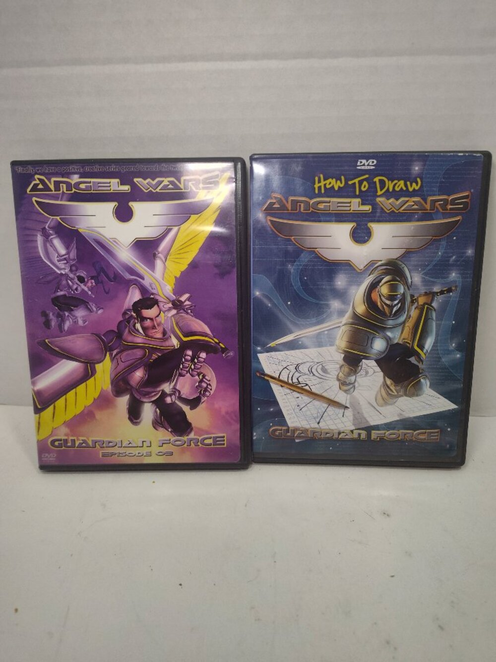 Angel Wars Guardian Force DVD Lot Episode 3 Grace & Glory + How To Draw OOP